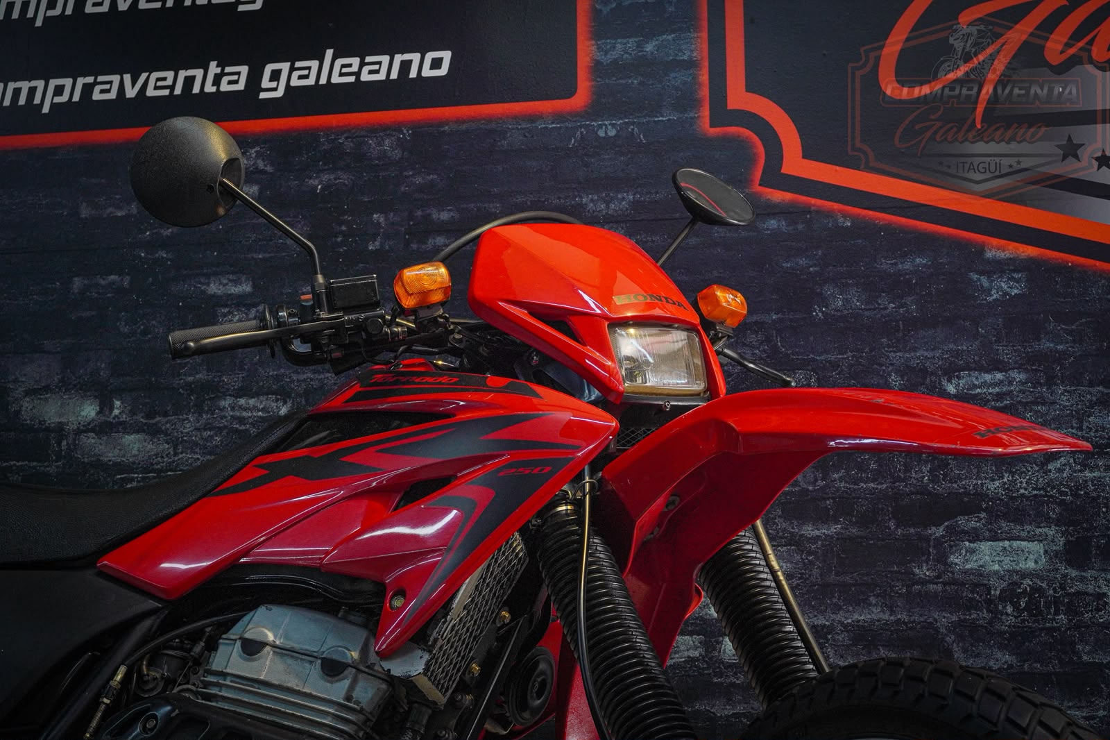 Honda Tornado 250 modelo 2019 · Vista frontal y tanque