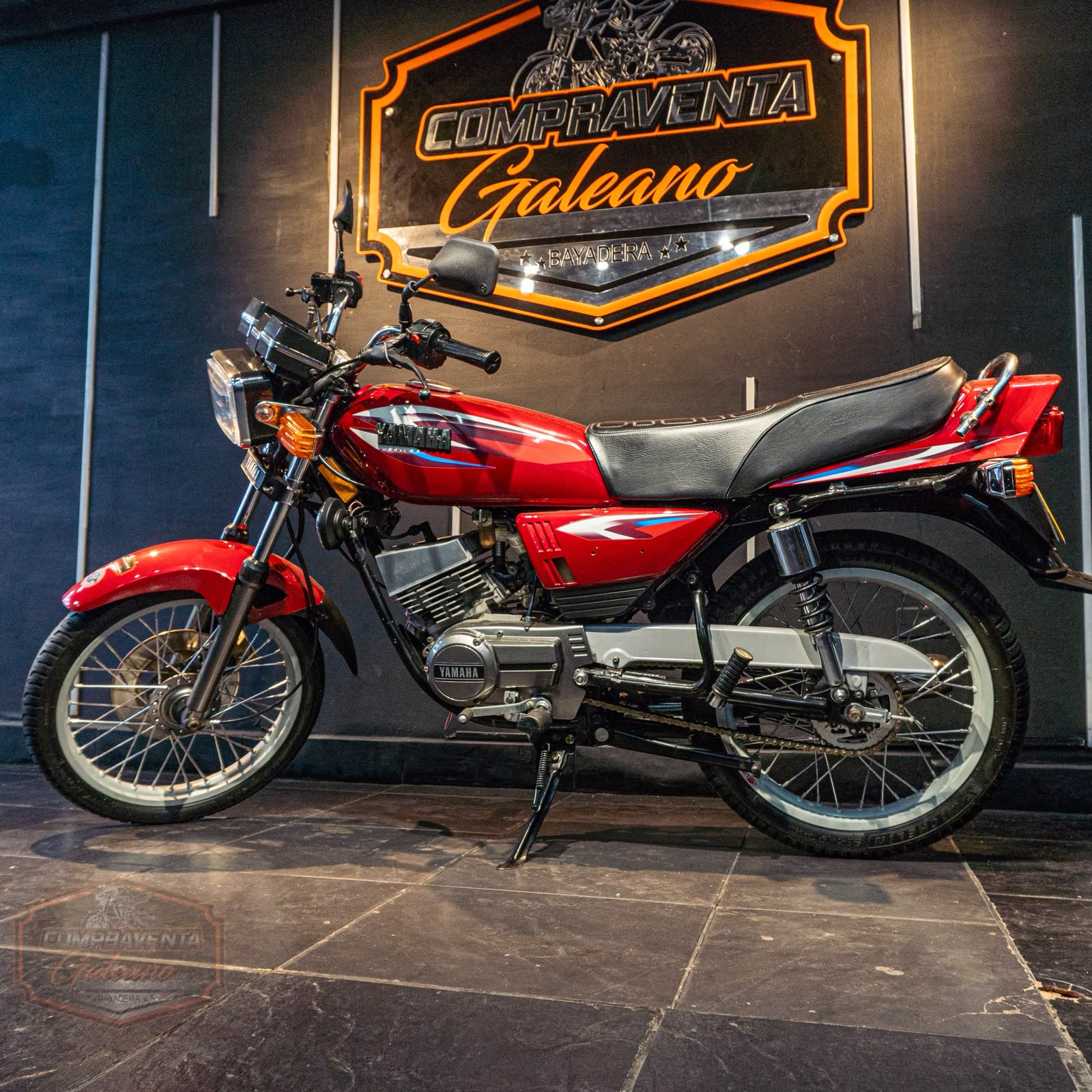 Yamaha RX 115 modelo 2006 · Vista lateral completa