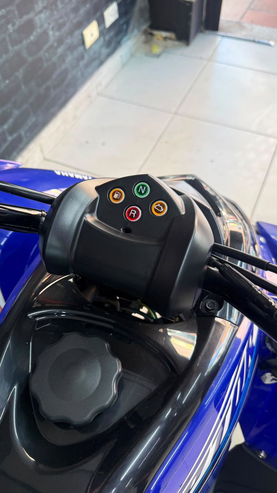 Yamaha Raptor 110 modelo 2026 · Tablero de instrumentos