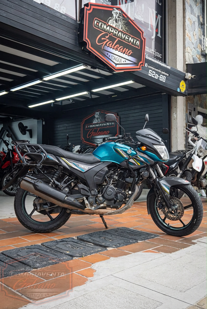 Yamaha SZR 150 modelo 2020 · Vista frontal y lateral